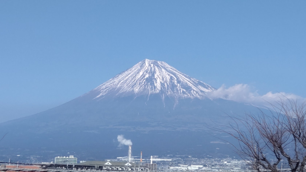 道の駅富士からの富士山２０２６０２２１